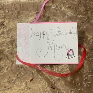 Handmade Happy Birthday Card for Mom and grandma